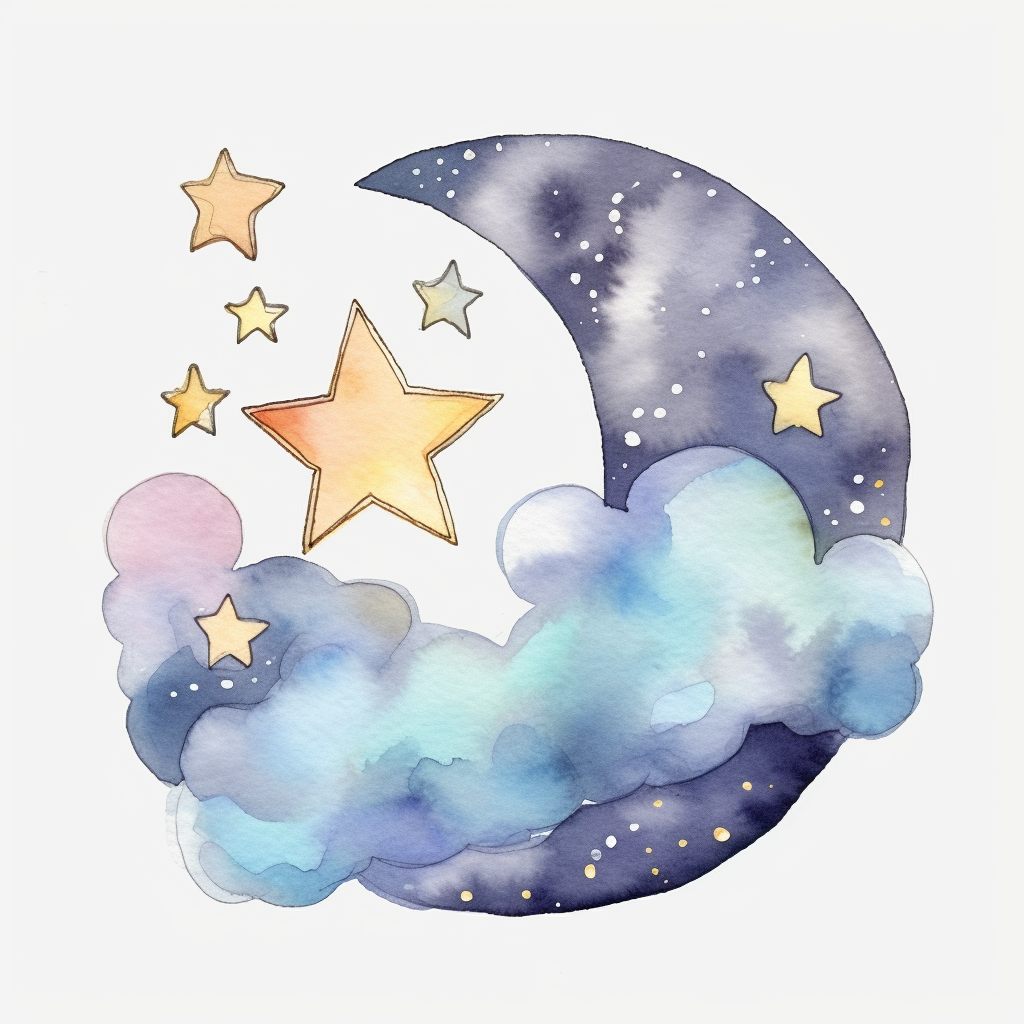 moon and stars